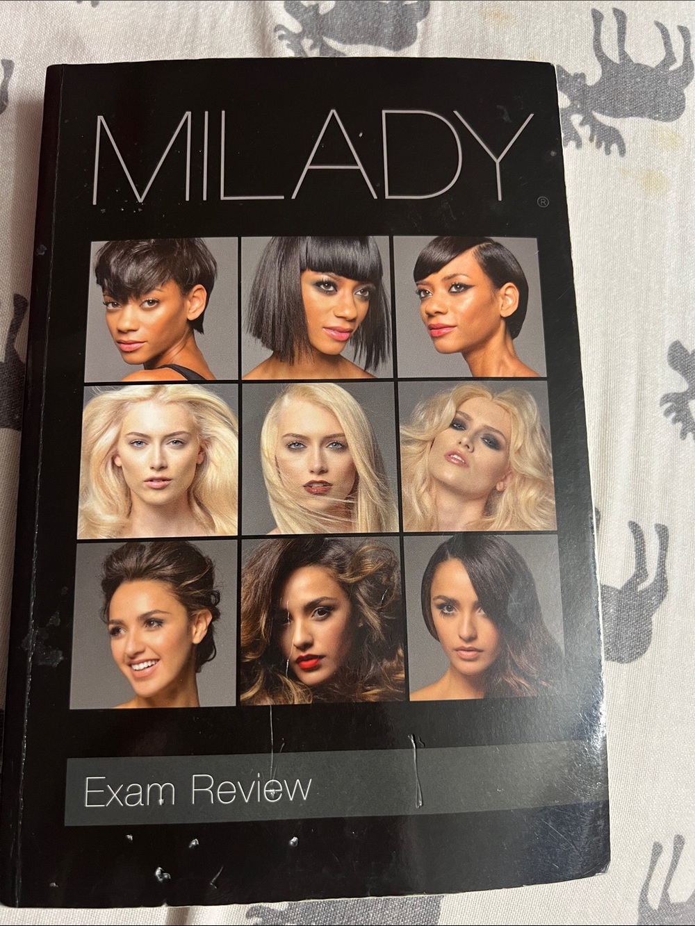 Milady Exam Review - Women Hair Study Guide (Black)